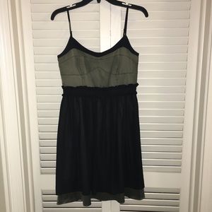 BCBG Olive and Black Sheer Dress